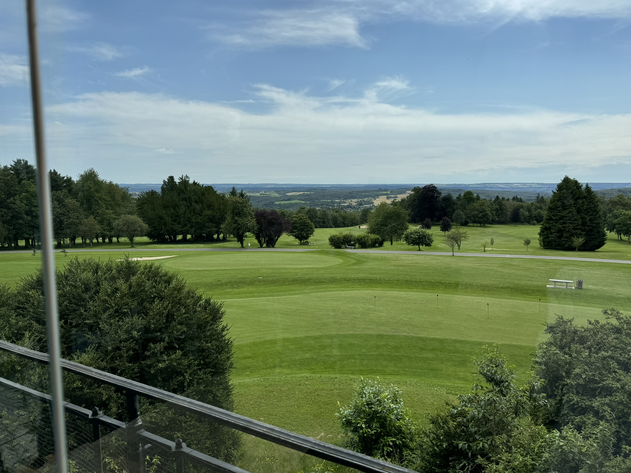 Golf Château Royal d'Ardenne - vue panoramique depuis le club-house