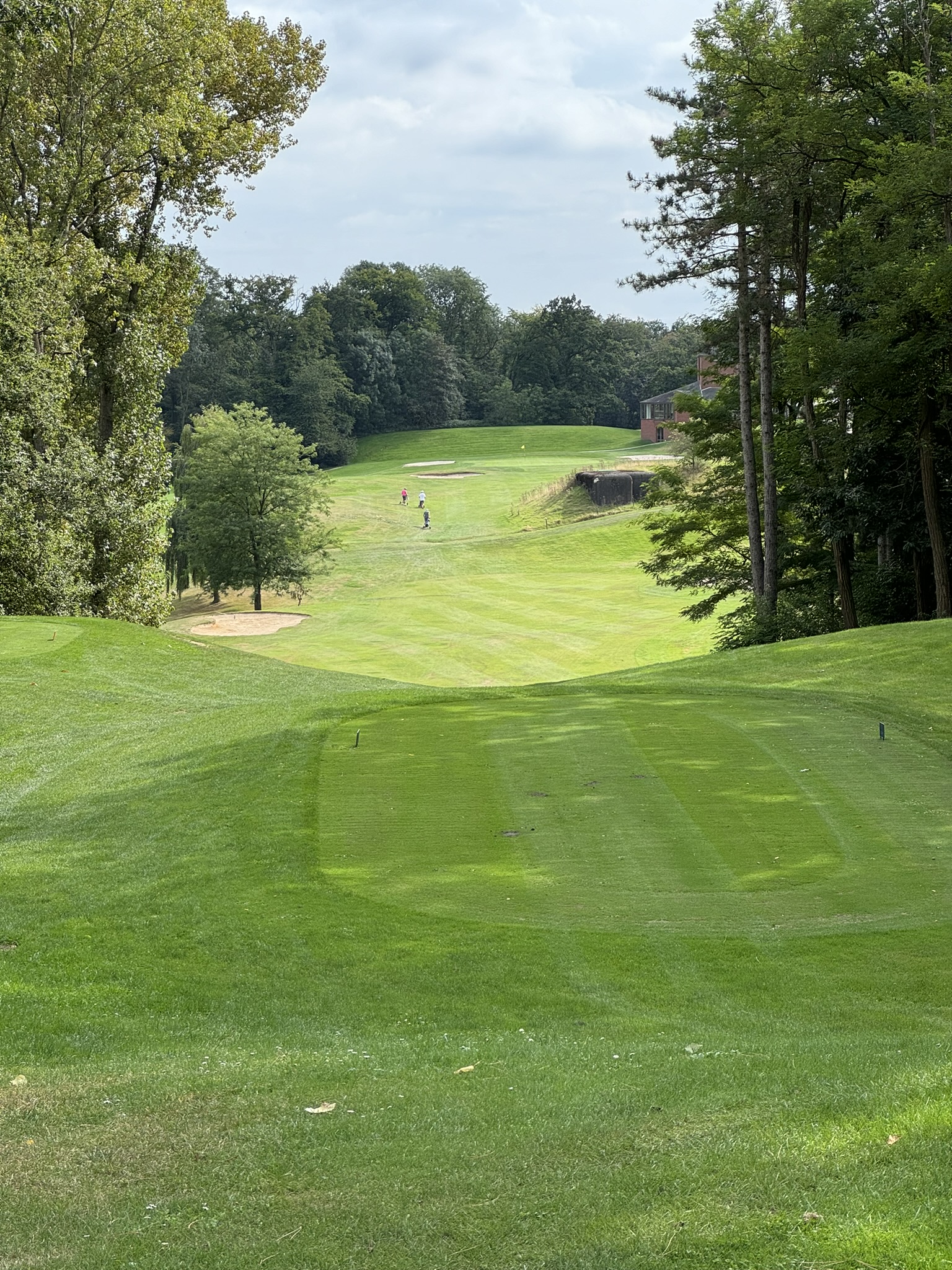 Golf Château de la Bawette - fairway vallonné et bunkers