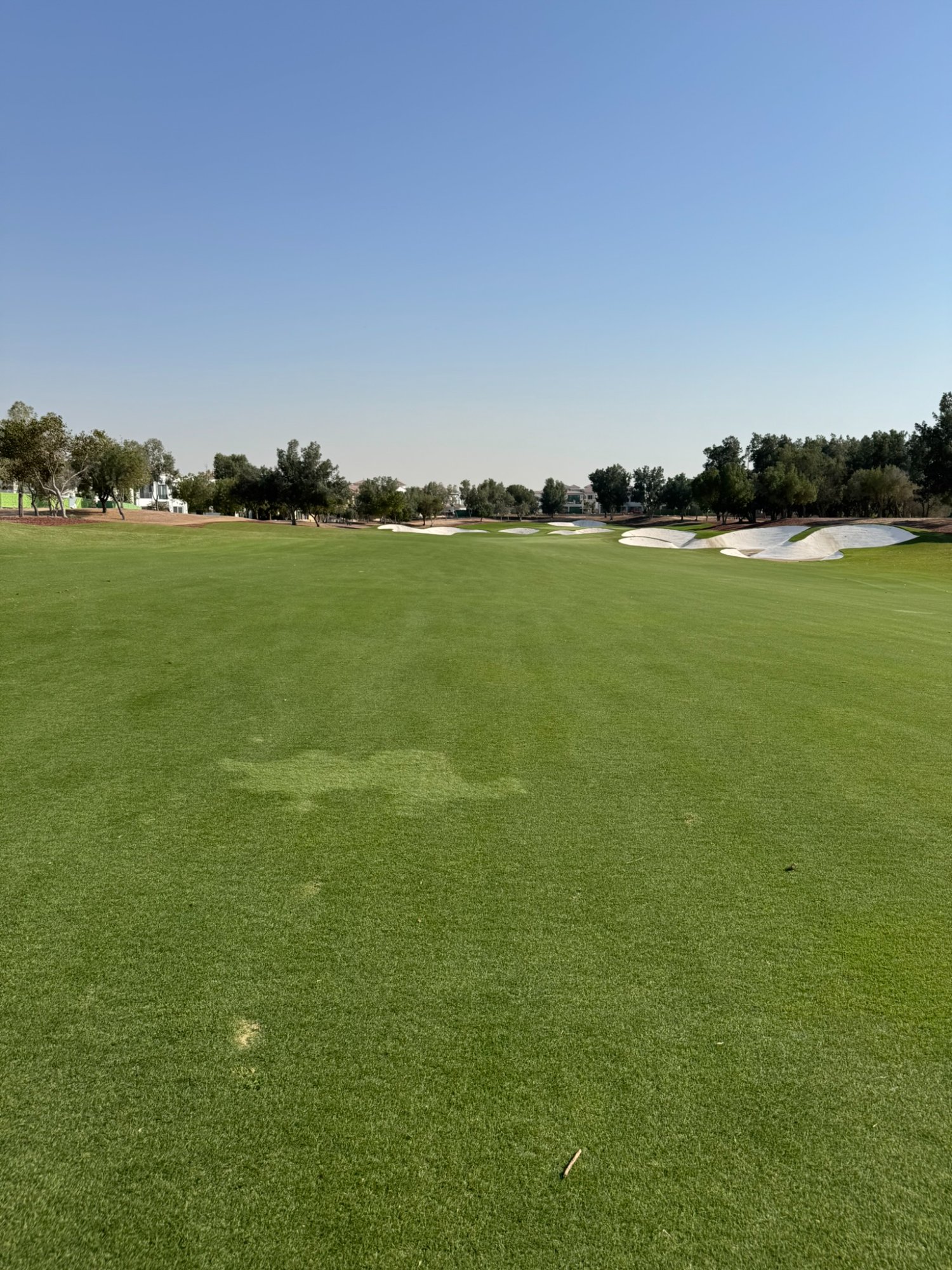 Jumeirah Golf Estate - bunkers blancs en série